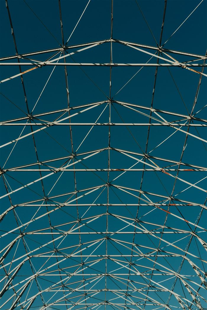Estructura de acero de cubierta industrial
